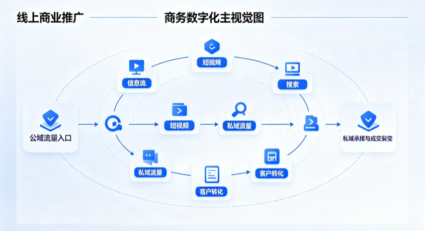 东营区线上商业推广怎么做？全域流量闭环搭建与低成本转化实战指南